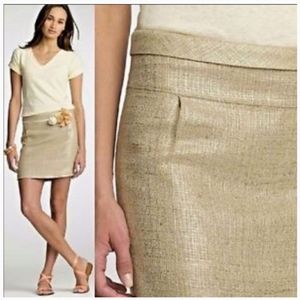 ✨J.Crew SHIMMER Metallic Linen Mini size 2